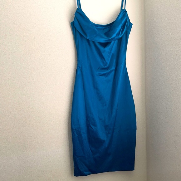 Blue OhPolly Silk Dress - Picture 3 of 4